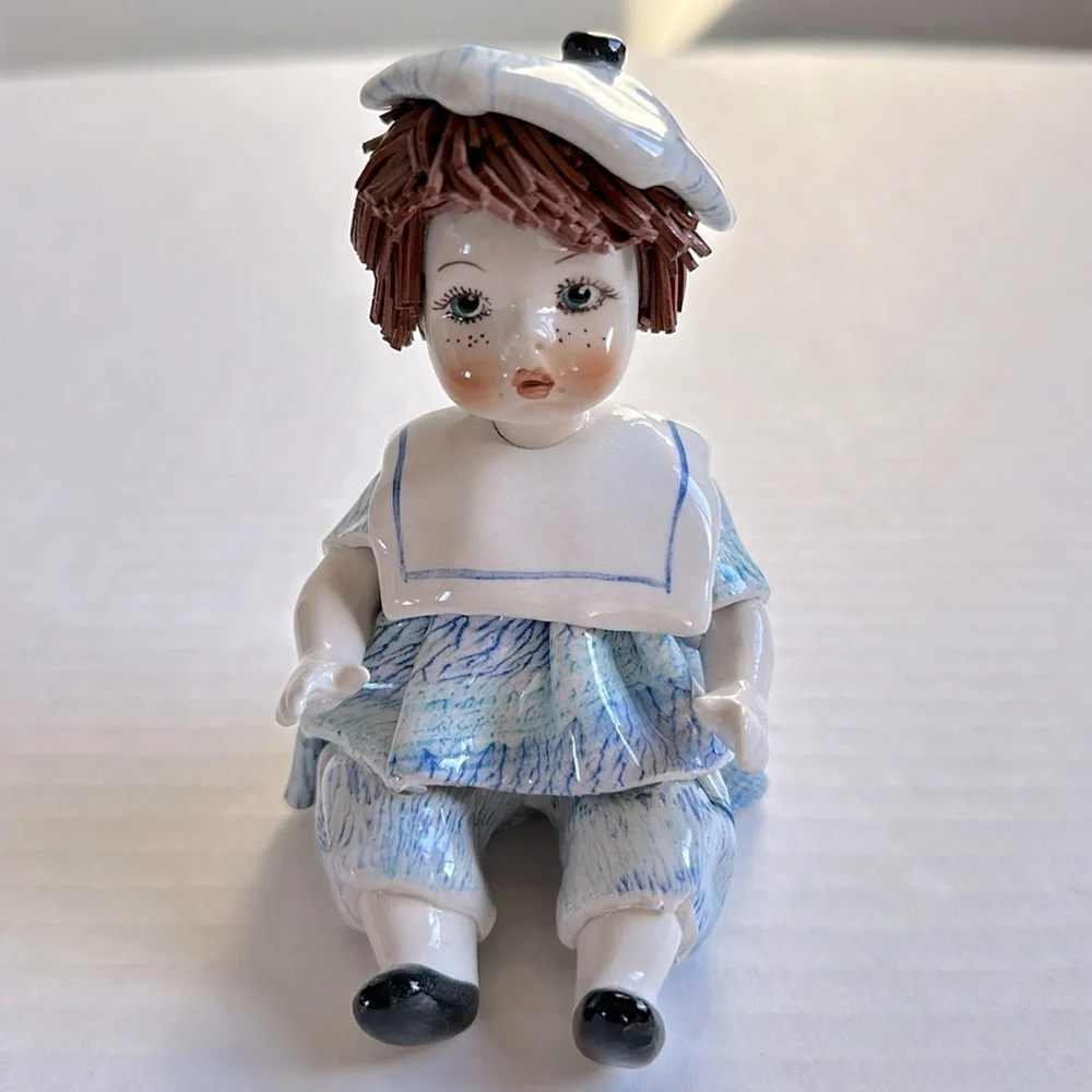 Lino Zampiva Vintage Italian Boy Figurine